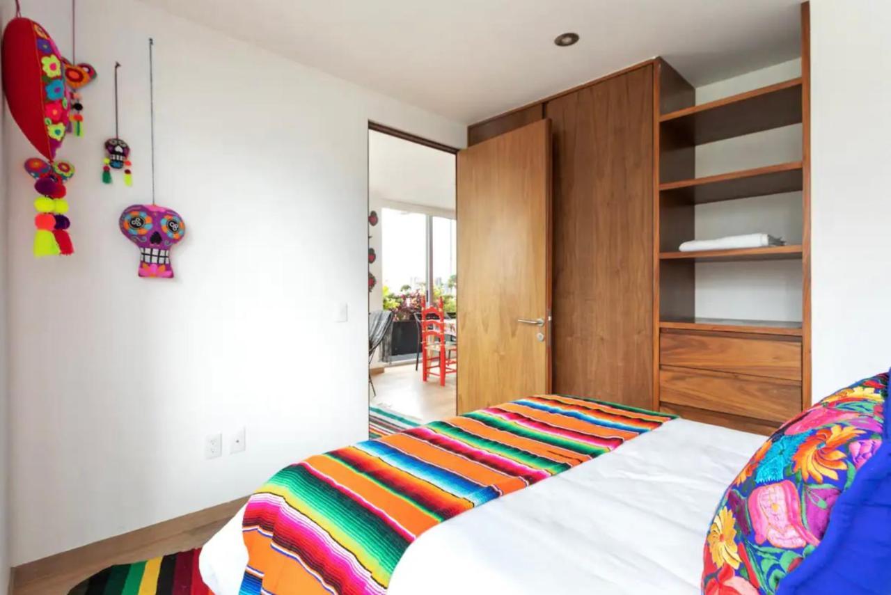 Departamento Mexicano En Polanco. Pool - Gym - Parking เม็กซิโกซิตี้ ภายนอก รูปภาพ