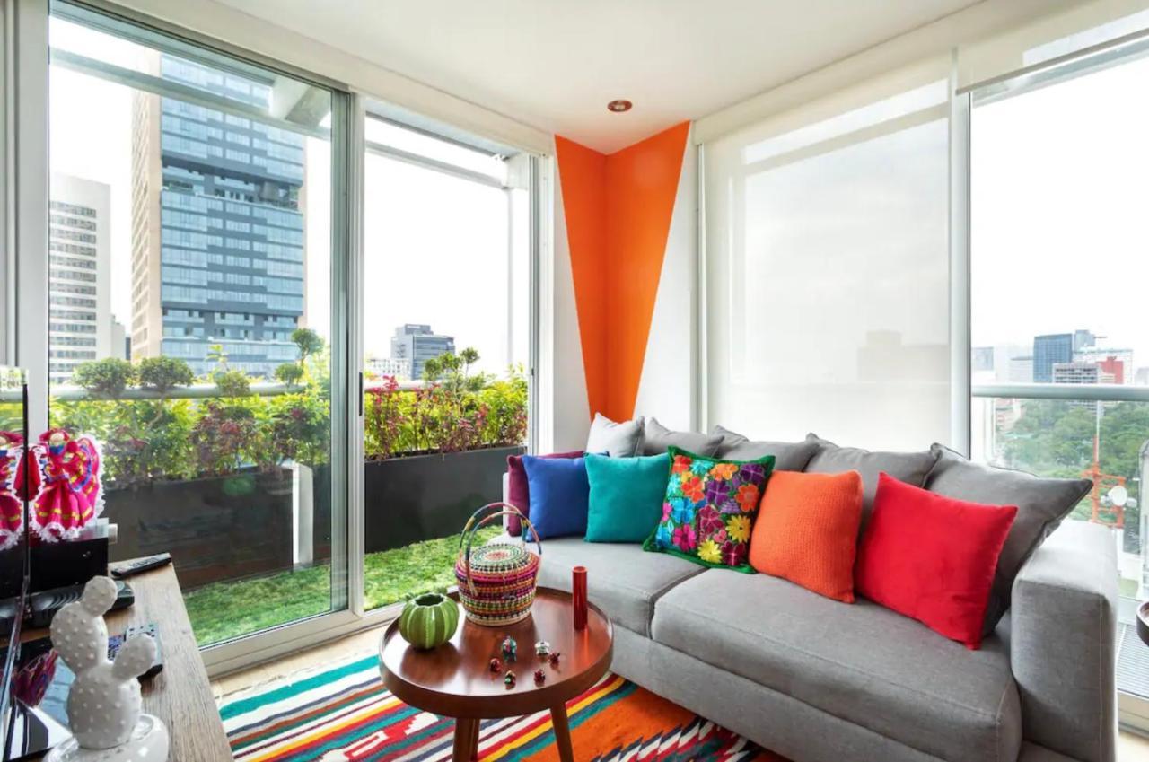 Departamento Mexicano En Polanco. Pool - Gym - Parking เม็กซิโกซิตี้ ภายนอก รูปภาพ