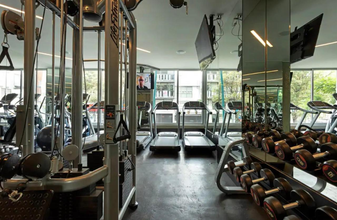 Departamento Mexicano En Polanco. Pool - Gym - Parking เม็กซิโกซิตี้ ภายนอก รูปภาพ