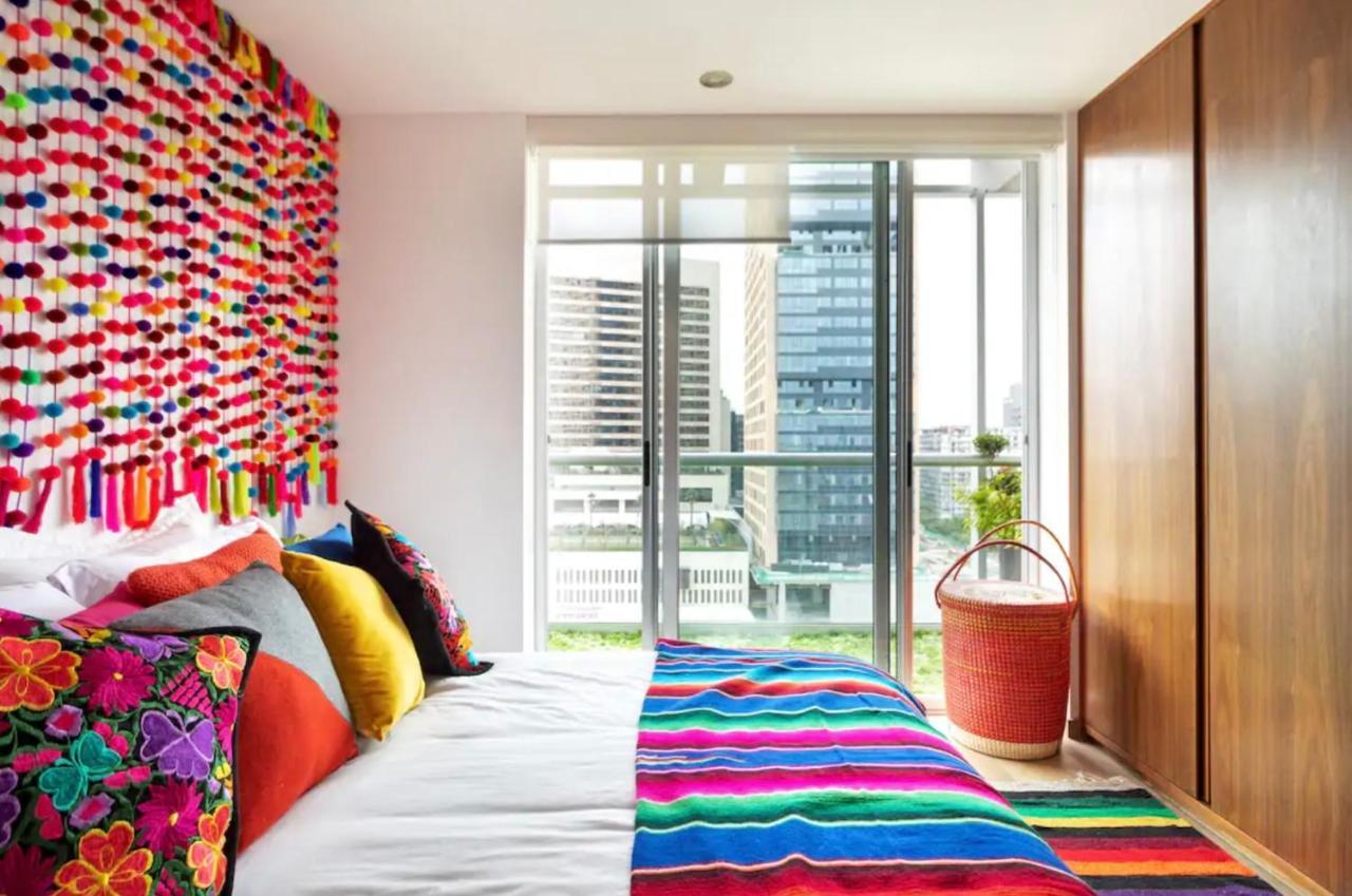 Departamento Mexicano En Polanco. Pool - Gym - Parking เม็กซิโกซิตี้ ภายนอก รูปภาพ